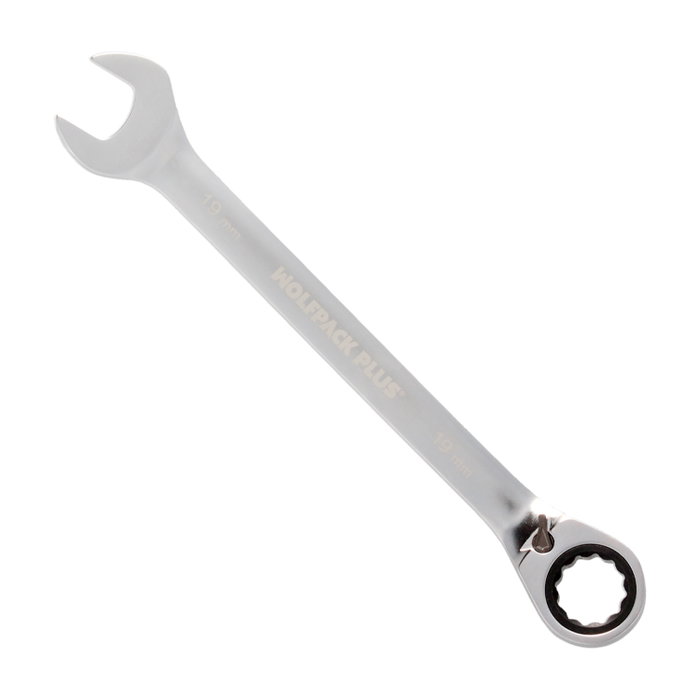 WOLFPACK LINEA PROFESIONAL Llave Combinada Con Carraca 19 mm DIN 3113 WOLFPACK LINEA PROFESIONAL Llave Combinada Con Carraca 19 mm DIN 3113