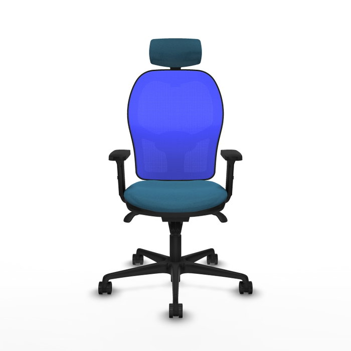 PIQUERAS Y CRESPO Silla de oficina Jorquera Verde petróleo y Azul PIQUERAS Y CRESPO Silla de oficina Jorquera Verde petróleo y Azul