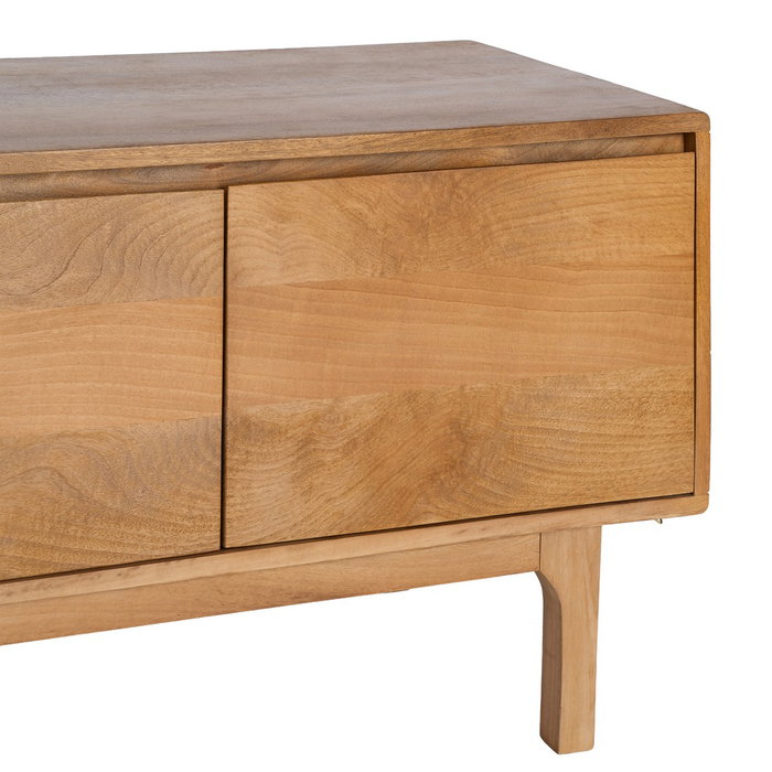 Mueble Tv Natural Madera de Mango Salón 180 X 45 X 55 cm