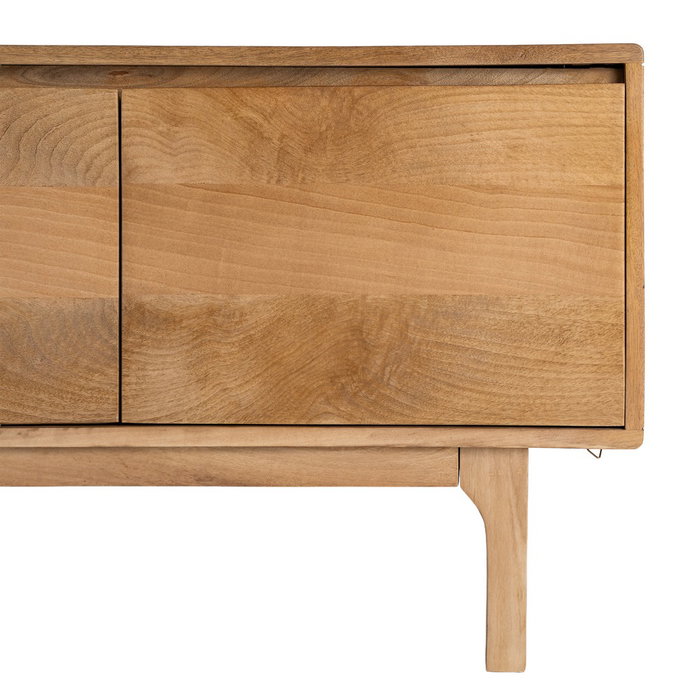 Mueble Tv Natural Madera de Mango Salón 180 X 45 X 55 cm