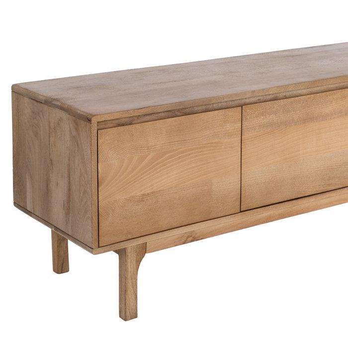 Mueble Tv Natural Madera de Mango Salón 180 X 45 X 55 cm