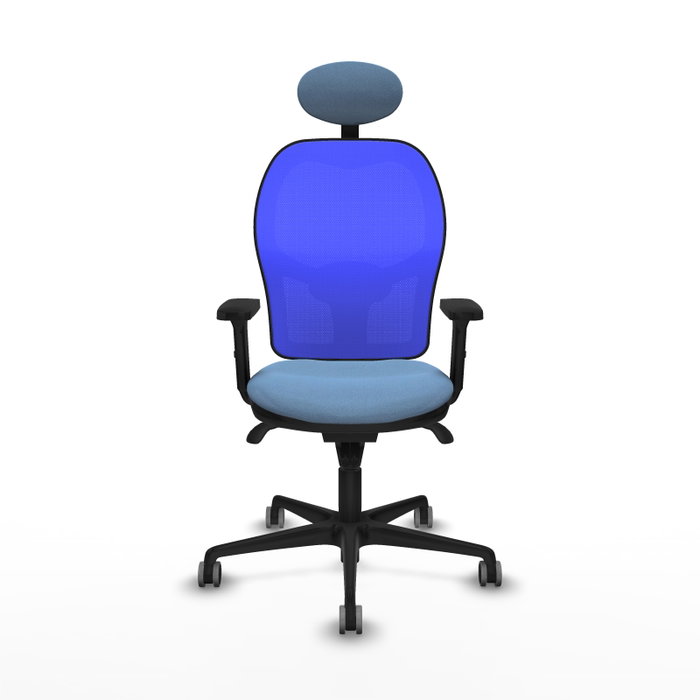 PIQUERAS Y CRESPO Silla de oficina Jorquera con mecanismo Sincro, Azul PIQUERAS Y CRESPO Silla de oficina Jorquera con mecanismo Sincro, Azul