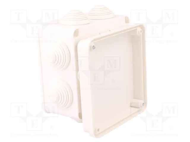 ELEKTRO-PLAST NASIELSK EP-LUX Caja de conexiones blanca con diafragmas
