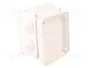 ELEKTRO-PLAST NASIELSK EP-LUX Caja de conexiones blanca con diafragmas