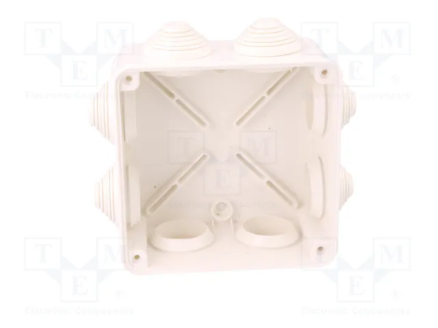 ELEKTRO-PLAST NASIELSK EP-LUX Caja de conexiones blanca con diafragmas