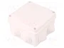 ELEKTRO-PLAST NASIELSK EP-LUX Caja de conexiones blanca con diafragmas