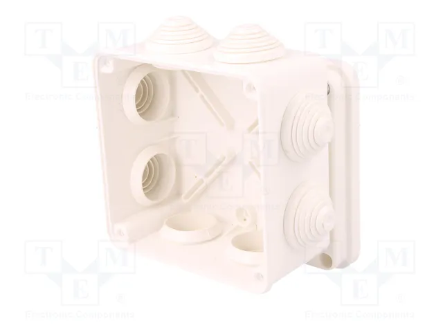 ELEKTRO-PLAST NASIELSK EP-LUX Caja de conexiones blanca con diafragmas