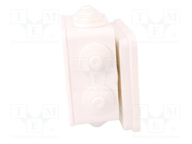 ELEKTRO-PLAST NASIELSK EP-LUX Caja de conexiones blanca con diafragmas