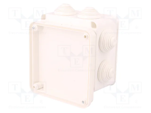 ELEKTRO-PLAST NASIELSK EP-LUX Caja de conexiones blanca con diafragmas