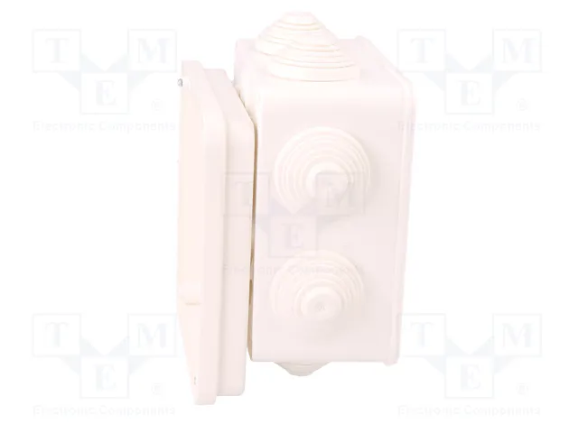 ELEKTRO-PLAST NASIELSK EP-LUX Caja de conexiones blanca con diafragmas