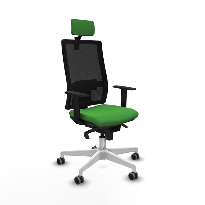 PIQUERAS Y CRESPO Silla de oficina Horna con mecanismo Sincro, Verde y Negro PIQUERAS Y CRESPO Silla de oficina Horna con mecanismo Sincro, Verde y Negro