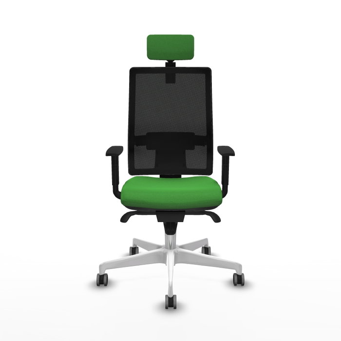 PIQUERAS Y CRESPO Silla de oficina Horna con mecanismo Sincro, Verde y Negro PIQUERAS Y CRESPO Silla de oficina Horna con mecanismo Sincro, Verde y Negro