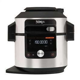 Ninja OL650EU Foodi MAX Olla Programable Multifunción 7,5L 1760W Cocción Lenta, Al Vapor y a Presión para 6 Personas, Negro y Acero Inoxidable
