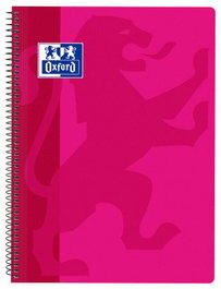 Bloc Oxford School Classic Tapa Pp Fº 80H Cuadric.4X4 90G Fucsia (Set de 5)