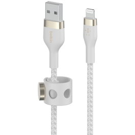 Belkin Flex Cable USB-A a Lightning de 1 m, Blanco