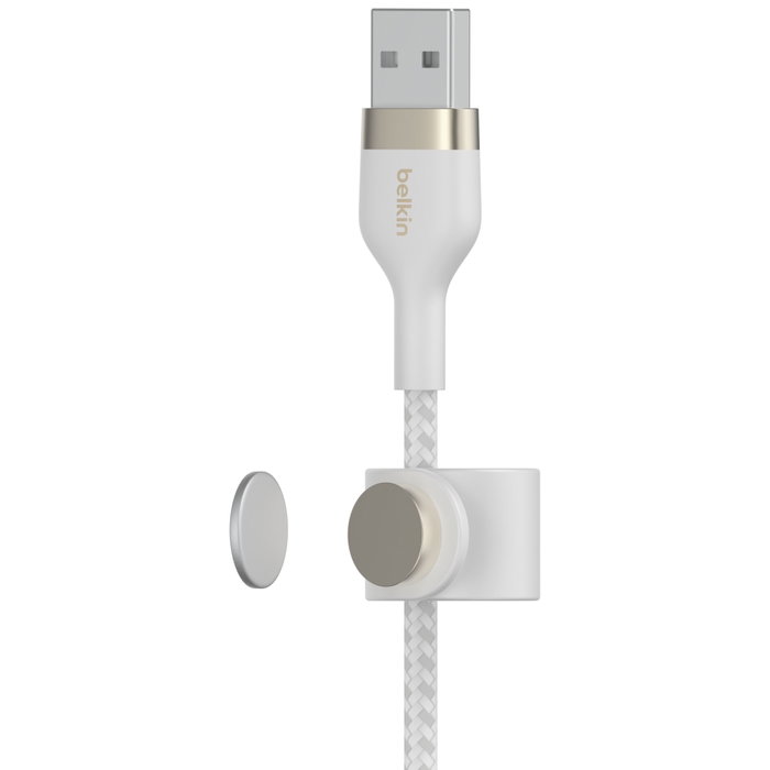 Belkin Flex Cable USB-A a Lightning de 1 m, Blanco
