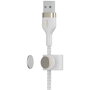 Belkin Flex Cable USB-A a Lightning de 1 m, Blanco