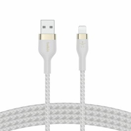 Belkin CAA010BT1MWH Cable USB 1 m USB-A a USB-C/Lightning, Blanco