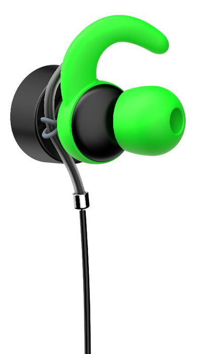 HP Auricular Gaming Verde con Doble Micrófono Extraíble y Control de Volumen