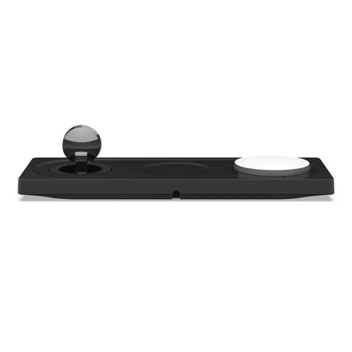 Belkin BOOST↑CHARGE PRO WIZ016VF/BK - Base de carga inalámbrica 3 en 1 Magsafe rápida para iPhone, AirPods y Apple Watch - Negro