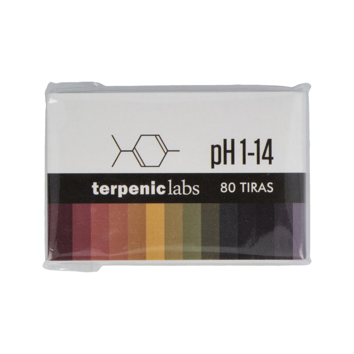TERPENIC Tiras Medidoras de pH 80Ud. - Tiras Reactivas para Pruebas de pH TERPENIC Tiras Medidoras de pH 80Ud. - Tiras Reactivas para Pruebas de pH