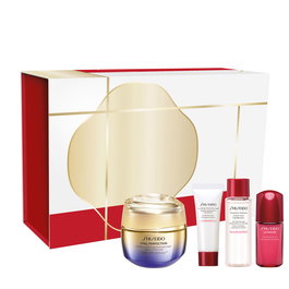 Shiseido Vital Perfection Crema Reafirmante y Lifting Facial Estuche Regalo 4 Piezas (Crema 50ml + Limpiador + Loción + Sérum)