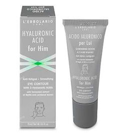 L'Erbolario Ácido Hialurónico Hombre Contorno Ojos Gel Ultrafresco 15Ml