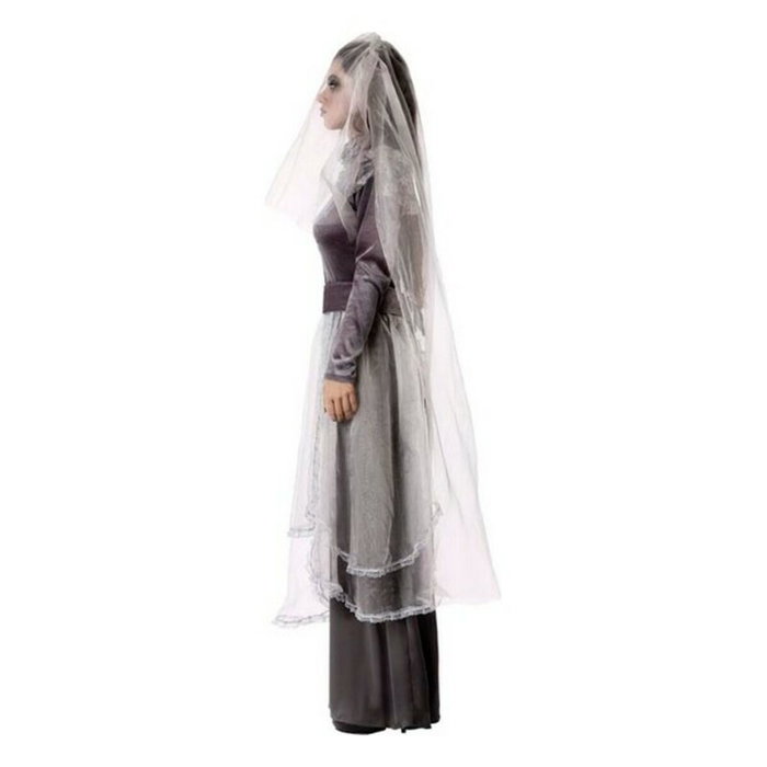 Atosa Disfraz Plañidera Adulto Llorona Gris Plata