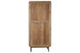 DKD Home Decor Vitrina Balines Natural Teca Cristal 190 x 80 x 45 cm