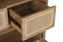 DKD Home Decor Vitrina Balines Natural Teca Cristal 190 x 80 x 45 cm