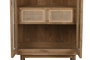 DKD Home Decor Vitrina Balines Natural Teca Cristal 190 x 80 x 45 cm