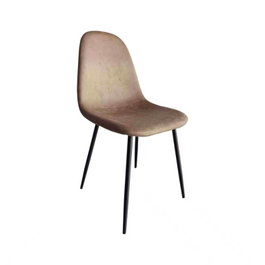 DKD Home Decor Silla de PU y Hierro Marrón