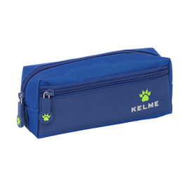 Safta Estuche Portatodo Triple Pequeño Kelme Blue con Goma Elástica