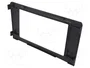 ACV Bastidor de montaje de radio 2 DIN para Iveco Daily IV/V 2006-2014, gris oscuro