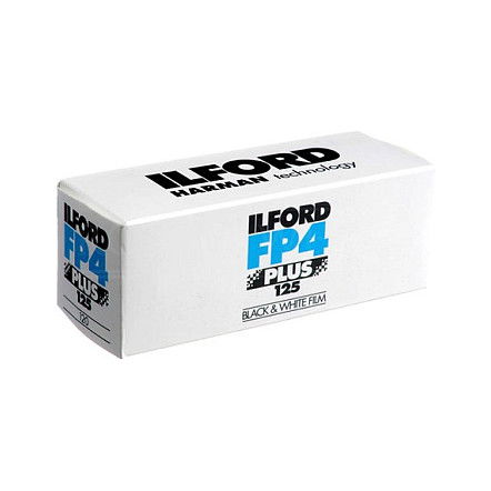 Ilford FP-4 Plus 120 Película en Blanco y Negro ISO 125 para Fotografía Analógica