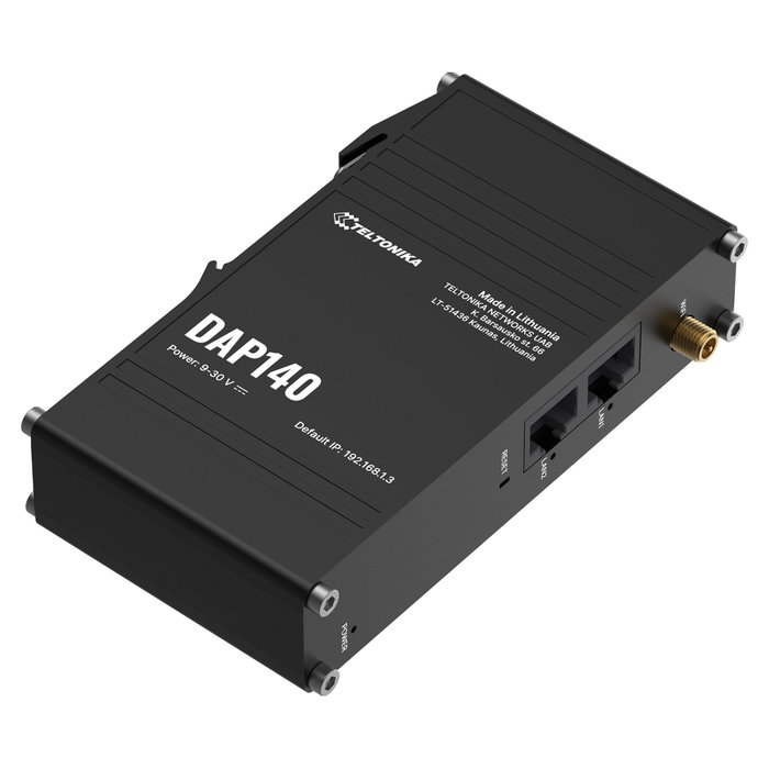 Teltonika DAP140 Access Point Wi-Fi 4 300 Mbit/s 2.4 GHz 2 Puertos Ethernet 10/100/1000 PoE
