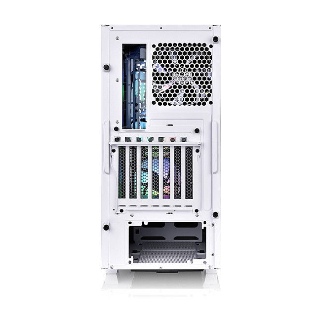 Thermaltake CA-1S3-00M6WN-03 Midi Tower ATX V350 TG ARGB AIR SNOW White para PC con Ventana Lateral y Ventiladores Incluidos