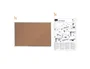 NOBO Tablero de Anuncios de Corcho Essence con Marco de Aluminio 200x100 cm