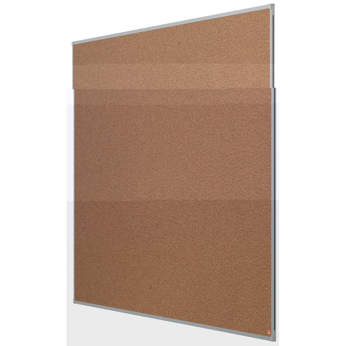 NOBO Tablero de Anuncios de Corcho Essence con Marco de Aluminio 200x100 cm