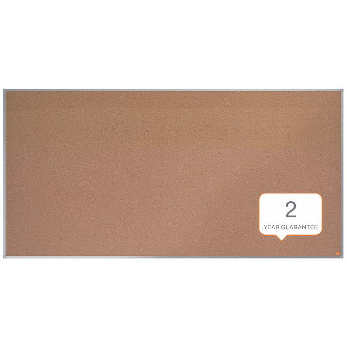 NOBO Tablero de Anuncios de Corcho Essence con Marco de Aluminio 200x100 cm