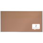 NOBO Tablero de Anuncios de Corcho Essence con Marco de Aluminio 200x100 cm