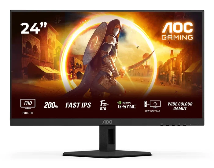 AOC 24G4HRE Monitor Gaming 23.8 pulgadas Fast IPS 200 Hz Full HD AOC 24G4HRE Monitor Gaming 23.8 pulgadas Fast IPS 200 Hz Full HD