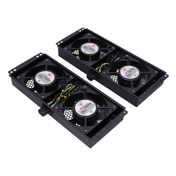 Extralink Unidad de 4 ventiladores para armarios de pie con cable de 2m y enchufe EU