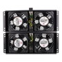 Extralink Unidad de 4 ventiladores para armarios de pie con cable de 2m y enchufe EU