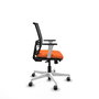 PIQUERAS Y CRESPO Silla de oficina Yunquera Naranja y Negro