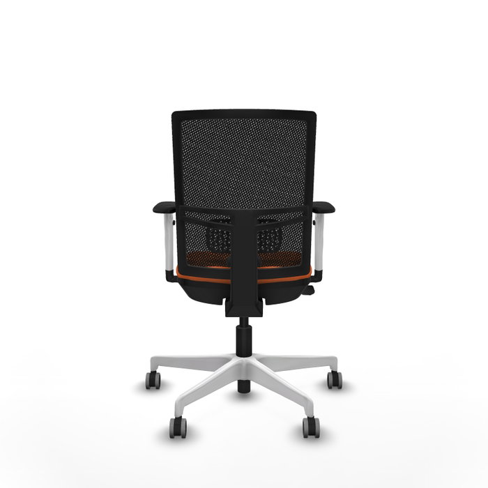 PIQUERAS Y CRESPO Silla de oficina Yunquera Naranja y Negro PIQUERAS Y CRESPO Silla de oficina Yunquera Naranja y Negro