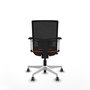 PIQUERAS Y CRESPO Silla de oficina Yunquera Naranja y Negro