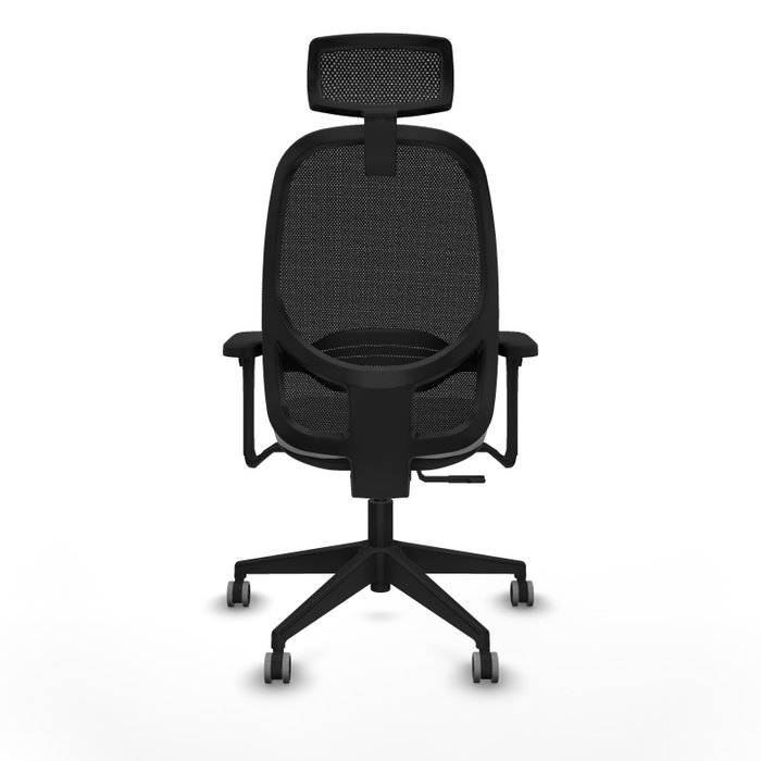 PIQUERAS Y CRESPO Silla de oficina Cilanco con mecanismo Sincro, Gris claro y Negro
