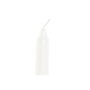 DKD Home Decor Set de 4 Velas de Cera de Parafina y Cristal Blanco