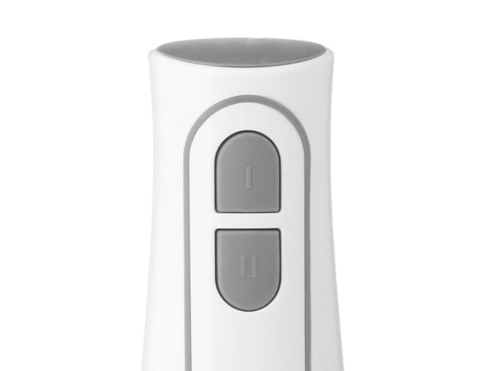 Argon Batidora de Vaso 1000W, Vaso 500ml, Color Blanco y Gris, Dimensiones 6.3x36x6.3 cm (Set de 6)